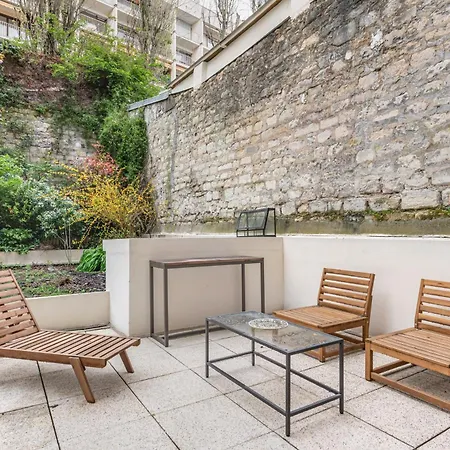 Nice 1br Flat-huge Private Terrace Garden-paris 20