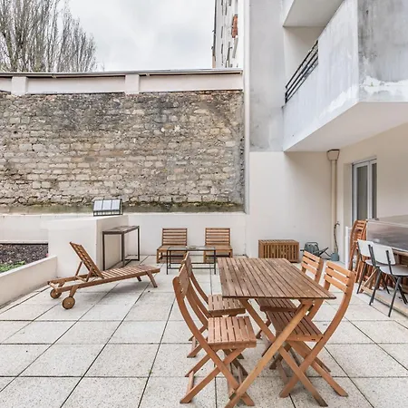 Nice 1br Flat-huge Private Terrace Garden-paris 20